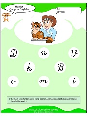 V Sesi Çalışma Sayfaları